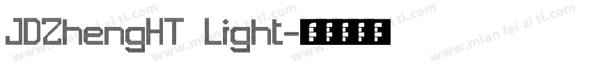JDZhengHT Light字体转换